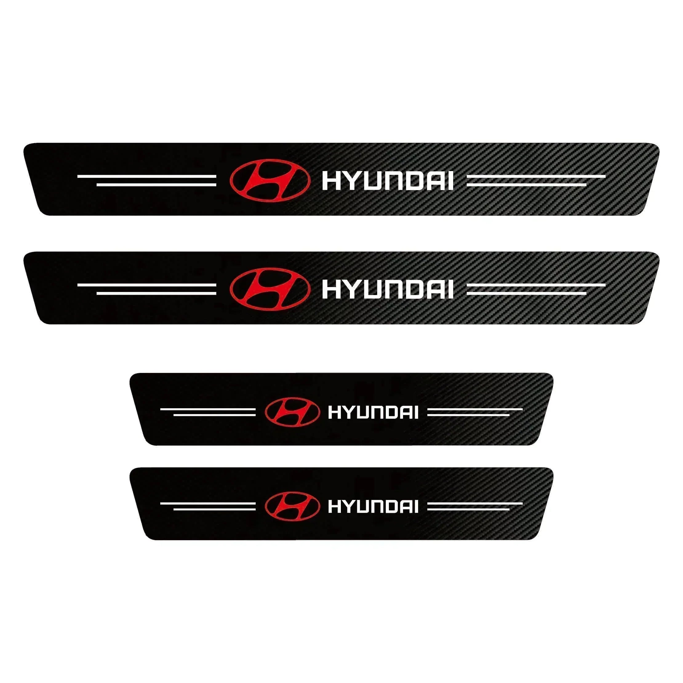 Emblaze - Carbon Fiber Door Sill Protector 8Pcs