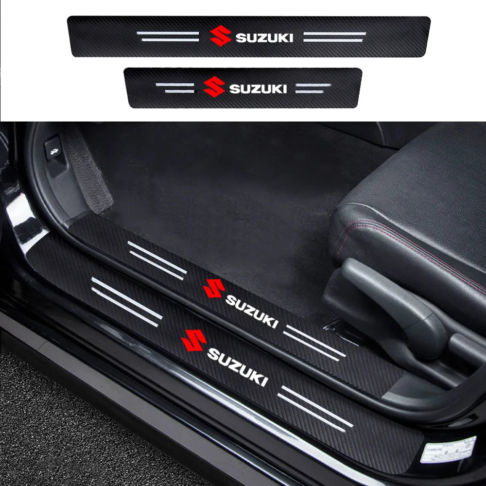 Emblaze - Carbon Fiber Door Sill Protector 8Pcs