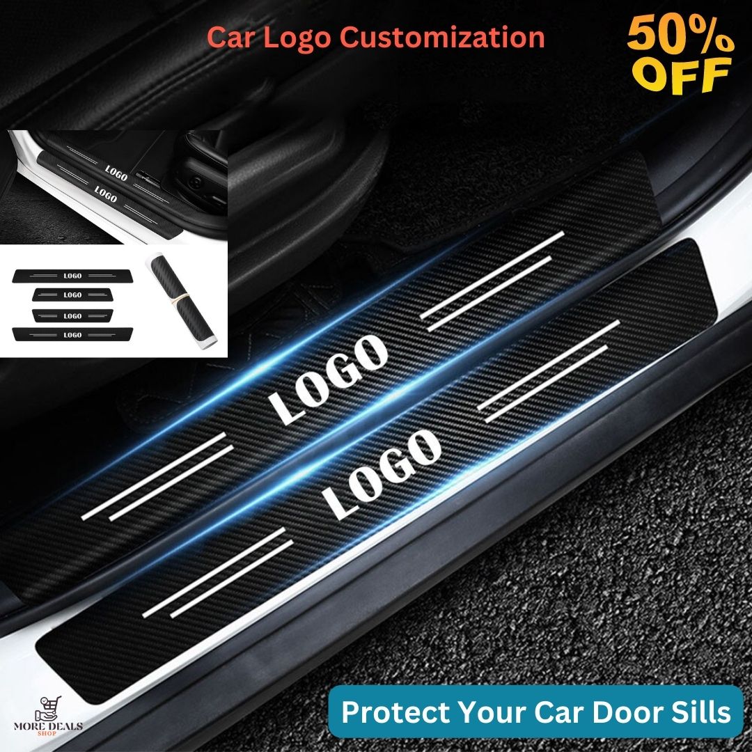 Emblaze - Carbon Fiber Door Sill Protector 8Pcs