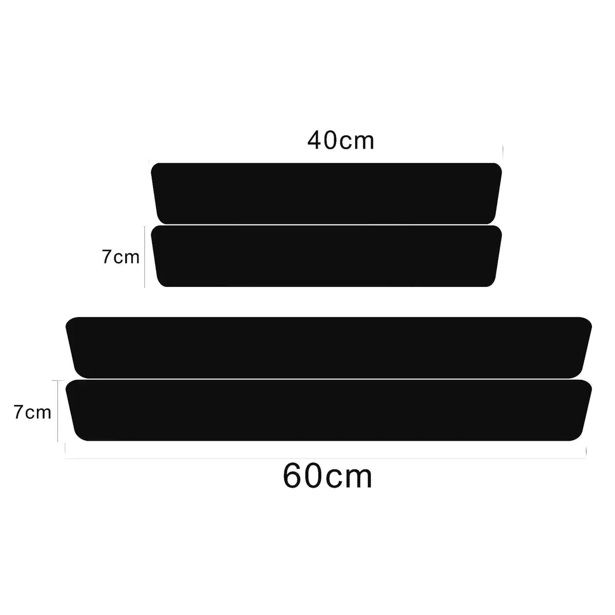 Emblaze - Carbon Fiber Door Sill Protector 8Pcs