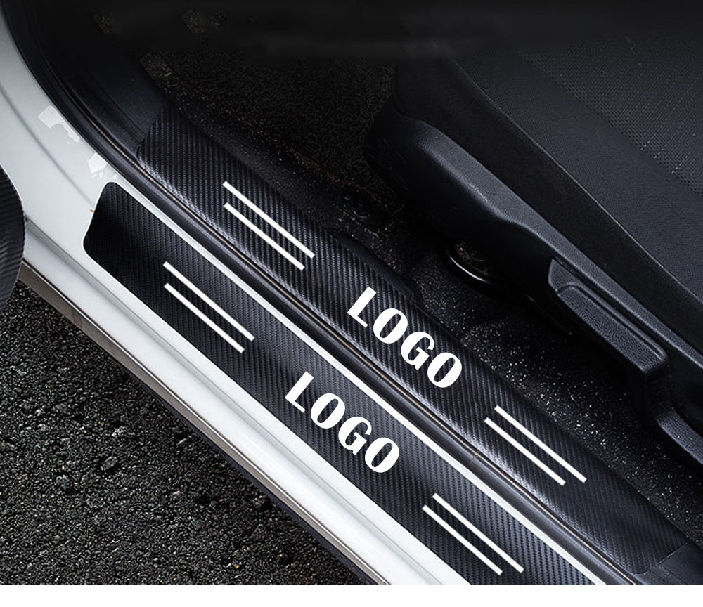 Emblaze - Carbon Fiber Door Sill Protector 8Pcs