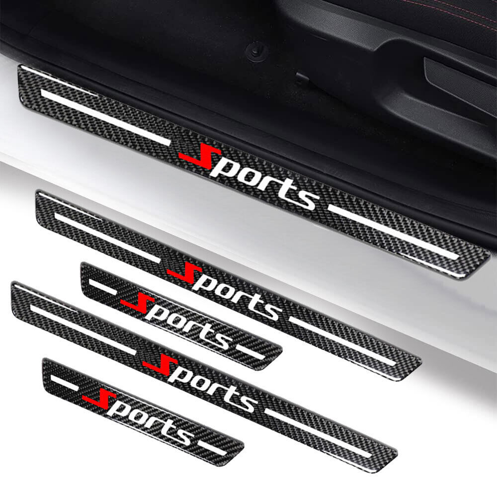 Emblaze - Carbon Fiber Door Sill Protector 8Pcs