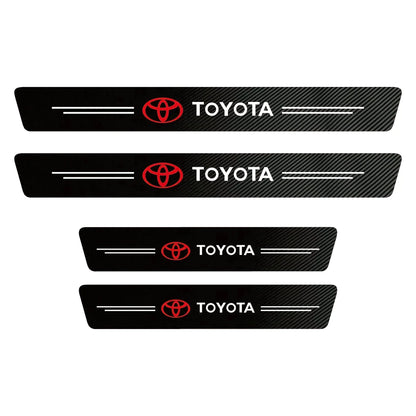 Emblaze - Carbon Fiber Door Sill Protector 8Pcs