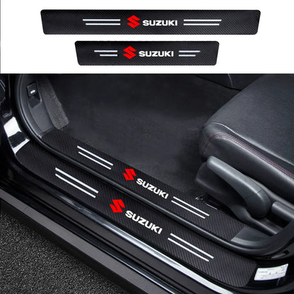Emblaze - Carbon Fiber Door Sill Protector 8Pcs